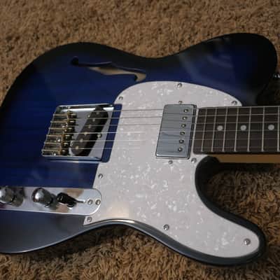 Video! Glarry GTL Semi-Hollow T-Style Electric Guitar w/ Case + Gig Bag image 6