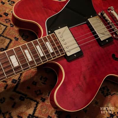 2023 Gibson ES-335 Figured Sixties Cherry w/ OHSC | Block Inlay, Figured Top image 13