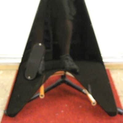 Black Mahar V-Style Electric Guitar image 5
