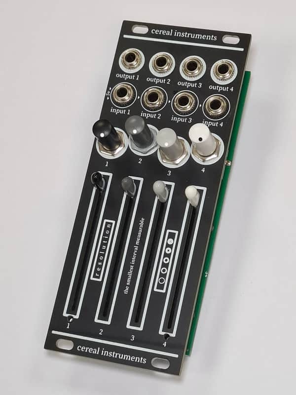 Cereal Instruments Resolution Faderbank Quad Precision Faders Eurorack image 1