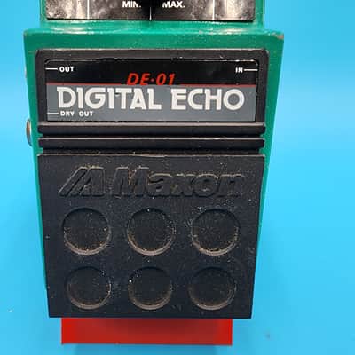 Rare Vintage Maxon DE-01 Digital Echo Delay Guitar Effect Pedal MIJ Japan Bass image 3