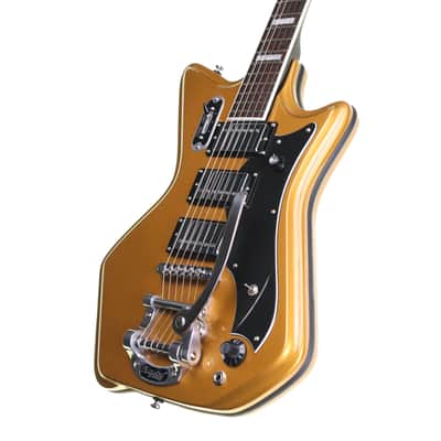 Eastwood Airline 59 3P Ripley Custom Electric Guitar, Venetian Gold image 7