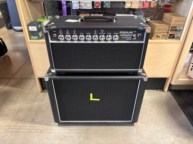 Amplified Nation Wonderland Overdrive V2 50 Watt Black Tolex Amp Head & Cab image 1
