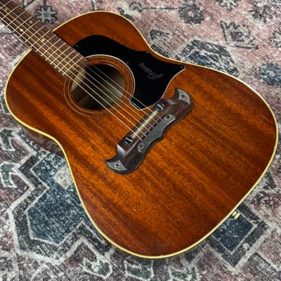 1960s Framus Model 5/195 Western Vintage Natural Made In Germany Acoustic Guitar W/ Original Chipboard Case! image 9