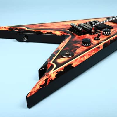 2007 Dean Dimebag Razorback V255 Explosion Guitar image 9