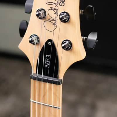 PRS SE NF3 Solid Body Electric Guitar - Metallic Orange with Gig Bag image 6