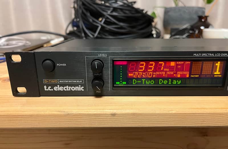 TC Electronic D-Two Multi-Tap Delay 2010s - Black image 1