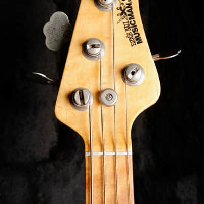 Ernie Ball Music Man StingRay 4 HH Graphite Pearl Bass Guitar 2006 Pre-Owned image 3