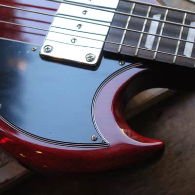 GIBSON "SG Standard Bass, Heritage Cherry" HARDCASE, PAPERS, STRAP, 3,58 KG image 5