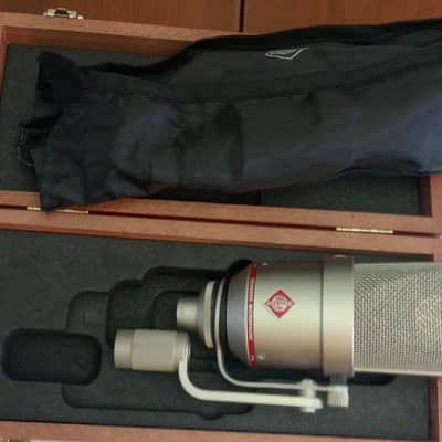 Neumann TLM 170R Large Diaphragm Multipattern Condenser with N248 Dual Power Supply Microphone 1993 - Present - Nickel image 2