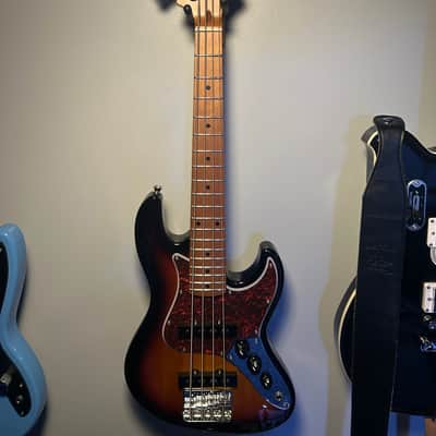 Flight Mini JB Bass – Sunburst – Roasted Maple – Excellent Condition image 7