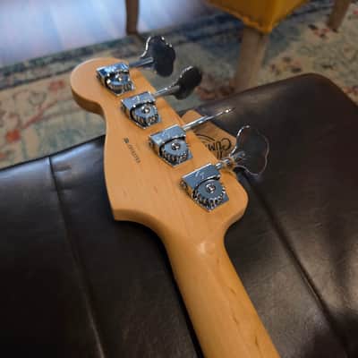 2008 Fender American Standard Precision Bass - 3-Tone Sunburst - w/Hardshell Case image 10