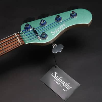 Sadowsky Precision bass 2025 - Sage Green Metallic image 4