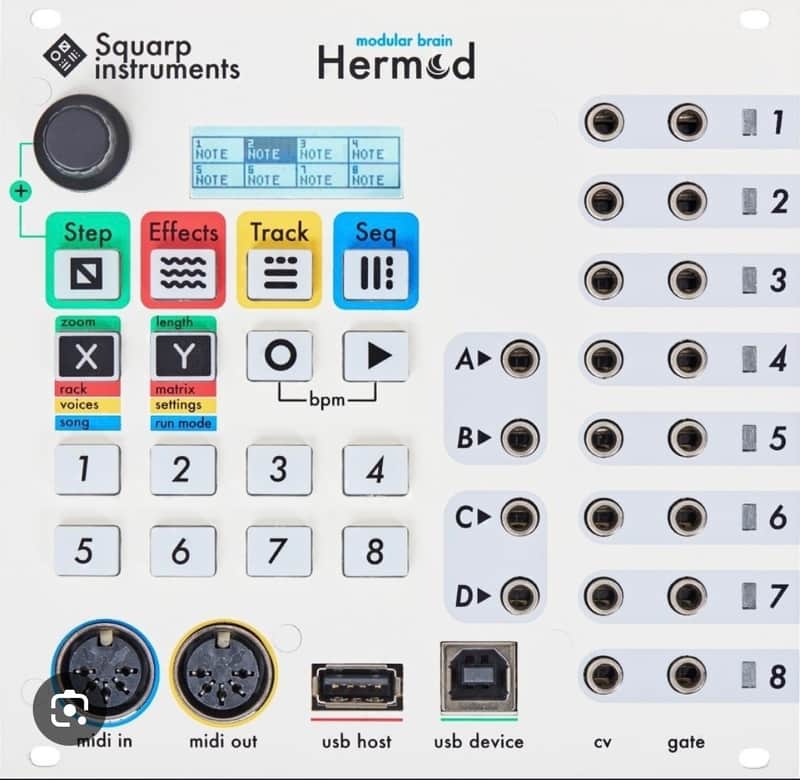 Squarp Instruments Hermod Modular Brain 2017 - 2019 - White image 1