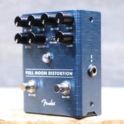 Fender Full Moon Distortion 3-Band EQ High-Gain Distortion Effect Pedal w/Box image 2
