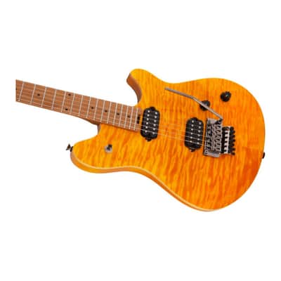 EVH Wolfgang Standard QM 6-String Electric Guitar (Right-Handed, Trans Amber) image 6