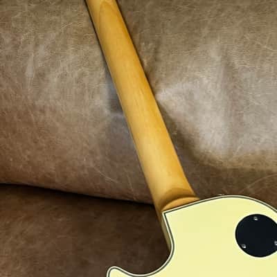 RARE 2003 Epiphone Les Paul Custom Zakk Wylde Signature | Antique Ivory with Bullseye image 15