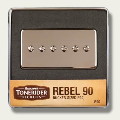 Tonerider Rebel 90 Bucker-sized P90 Neck Pickup Nickel image 1