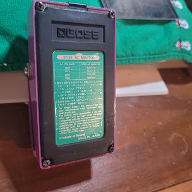 Boss BF-2 Flanger (Green Label) W\Orig Adapter | Reverb