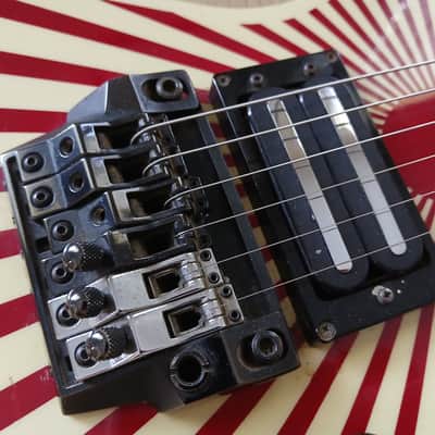 Rare 1985 Ibanez X Series DT380 Destroyer - Rising Sun graphics image 8