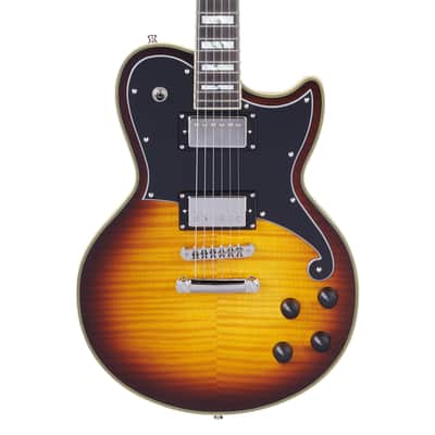 D'Angelico Deluxe Atlantic Single Cut Vintage Sunburst image 1