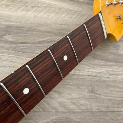 Allparts Fender Jazzmaster Neck w/ Aged Gotoh Tuners and Fender String Tree 2021 Tinted Nitrocellulose Relic image 4