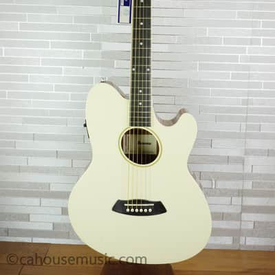Ibanez TCY10E-IVH Talman - Ivory High Gloss image 12