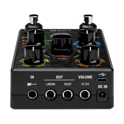 New Line 6 POD Express Black Portable Amp & Effects Processor Guitar Pedal image 2