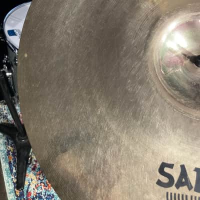 Russ McKinnon's (Barry Manilow, Tower of Power) Sabian 18" XSR Fast Crash Cymbal 1382g 1999 image 16