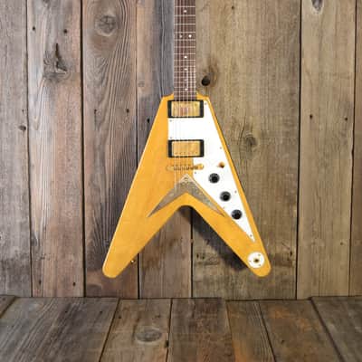 Hamer Vector Flying V 2004 Natural Korina image 2