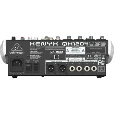 Behringer Xenyx QX1204USB Premium 12-Input 2/2-Bus Mixer with Xenyx Mic Preamps and Compressors, KLARK TEKNIK Multi-FX Processor, Wireless Option image 10