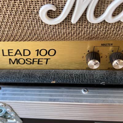Marshall Model 3210 Lead 100 MOSFET Head 1980s - Black image 9