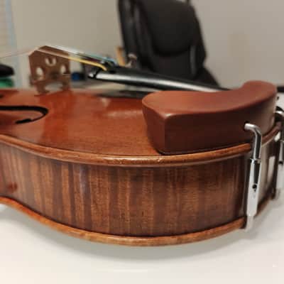 Alessandro Bertoli 4/4 Full size violin 2018 plus g Werner pernambuco bow and old case image 15