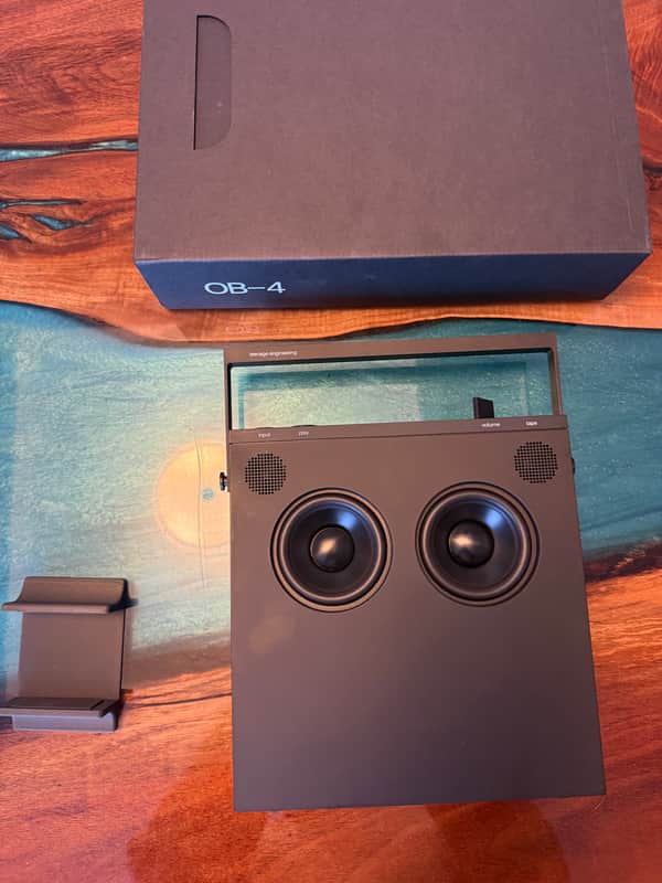 Teenage Engineering OB-4 Magic Radio Portable Stereo Speaker, Matte Black image 1