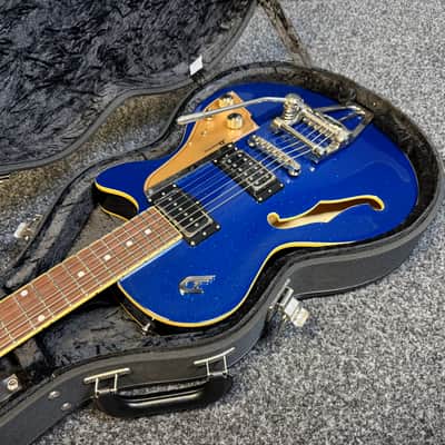 Duesenberg Starplayer TV Blue Sparkle DTV-BLS w/ Hardcase image 9