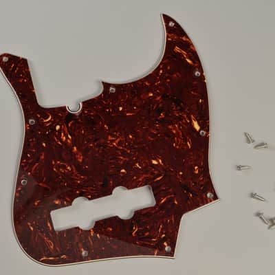 Genuine Fender Tortoise Shell 10-Hole Standard Jazz Bass Pickguard ~MINT~ image 12