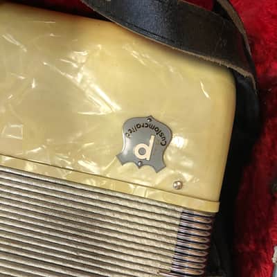 Petosa 1956 Petite Accordion with Original Case Made in Italy image 8