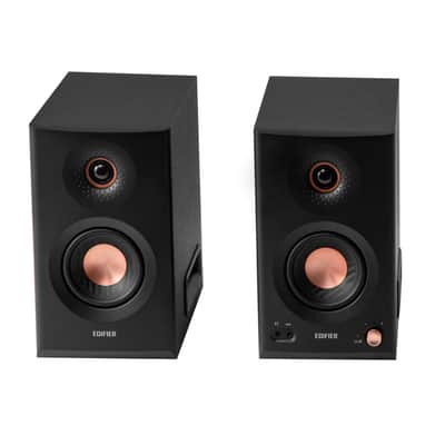 Audio-Technica AT-LP120XUSB-BK Direct-Drive Manual Turntable Package with Edifier MR5 Bluetooth Speakers image 12
