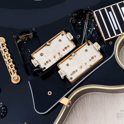 1996 Orville Les Paul Custom Gibson-Licensed '57 Spec Black Beauty w/ Mahogany Top, Japan Fujigen image 15