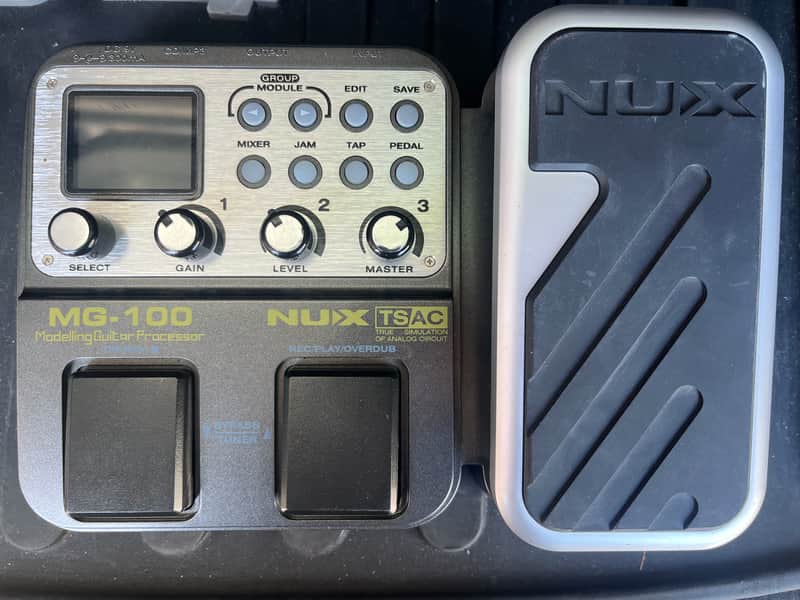 NuX MG-100 Multi-Effect Unit 2010s - Silver image 1
