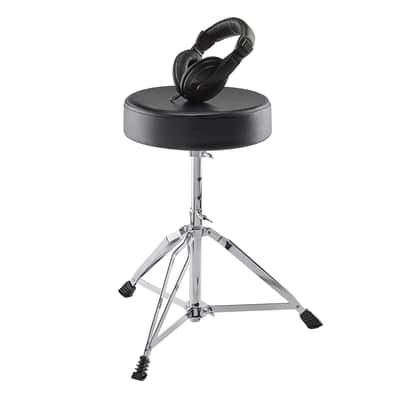 Alesis Drum Essentials Bundle with Drum Throne & Headphones