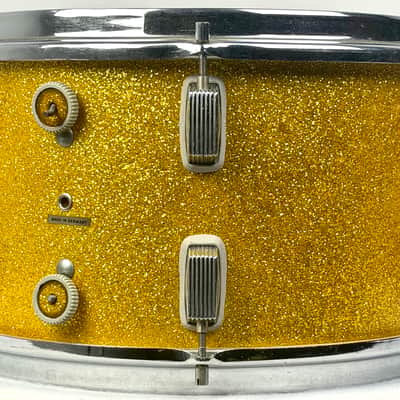 Trixon 20/13/16/5x14" 60's "Luxus" Outfit Drum Set - Gold Sparkle image 17