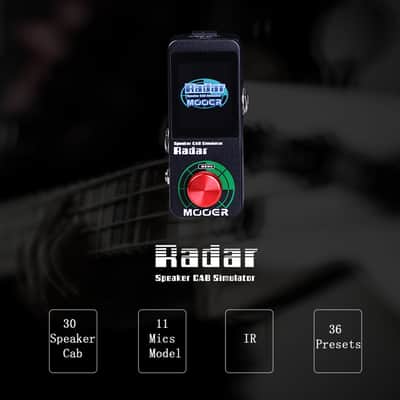 Mooer Radar Speaker Simulator 30 Speaker Cab Cabinet Models 11 Mic Models 36 User Presets,price include the import duty for US buyer image 2