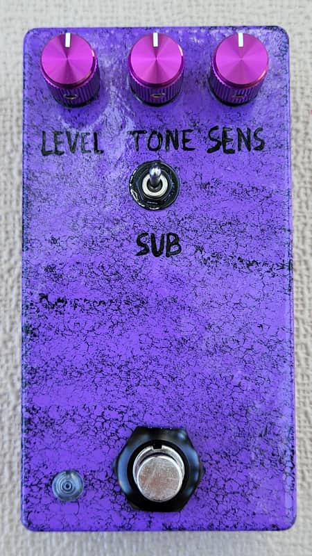 Handpainted Deuteronomy Sub-Octave Fuzz effects pedal image 1