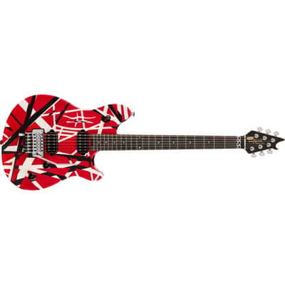 EVH Wolfgang Special Striped Series - Red Black and White image 4