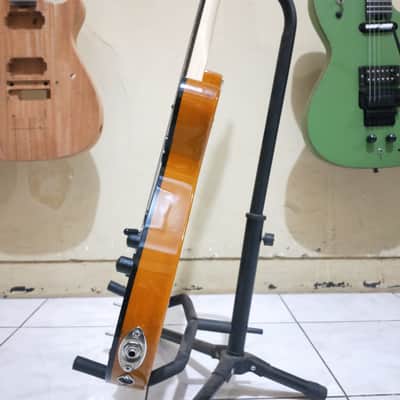 Handmade Custom Matt Bellamy Muse M1d1 Mirror Manson Guitar Replica preloaded W/ X Y Midi pad and Veyz Sustainer 3 mode sustainer features | Free Name Decal On Headstock | DHL Express Included | image 6