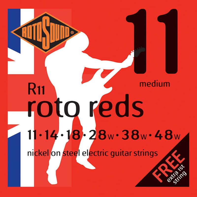 Rotosound R11 Nickel 11-48 Med Electric Strings image 1