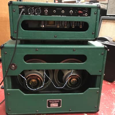 1992 Sampson Era Matchless DC30 HC30 With Matching 2x12 4x10 Cabinets Green image 3