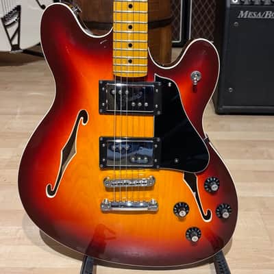 Fender - Modern Player Starcaster 3 Tone Sunburst - Maple ( No Case Or Bag) - USED image 4