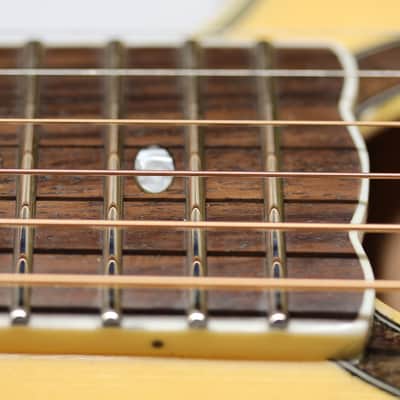 Aslin Dane Icosa 6 String solid top thin line electric-acoustic guitar - Natural in High Gloss image 4